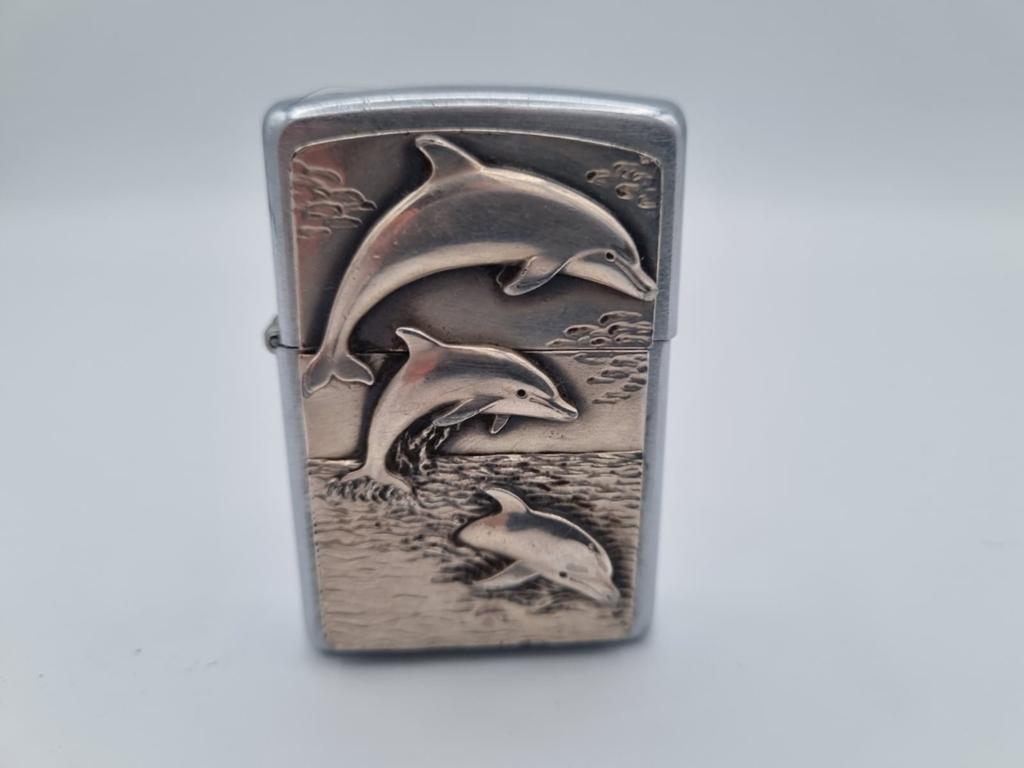 Zippo Dolphin 3D 2003, Collections, Envoi, Comme neuf, Briquet