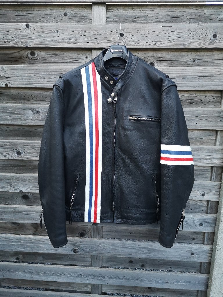 motorjas Captain America film easy rider, Seconde main, Enlèvement ou Envoi, Geen merk, Manteau | cuir