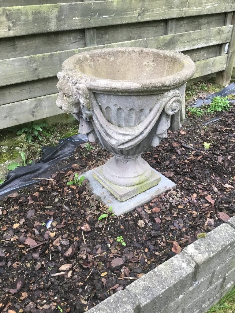 Bloembak in beton, Tuin en Terras, Ophalen, Beton