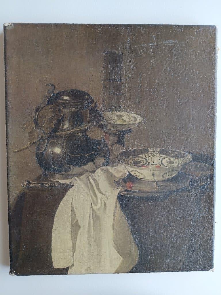Schilderij, Ophalen, Doek, Stilleven, Handgeschilderd