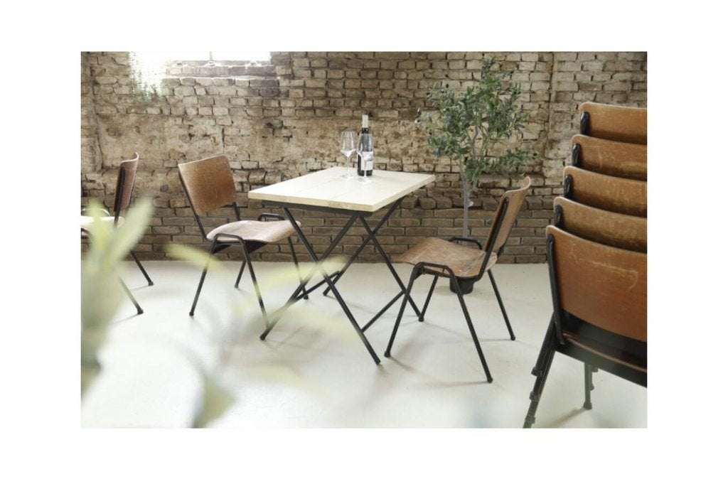 Vintage Ahrend 'Comfort' stoelen in makoré hout, ca. 1966, Antiek en Kunst, Ophalen