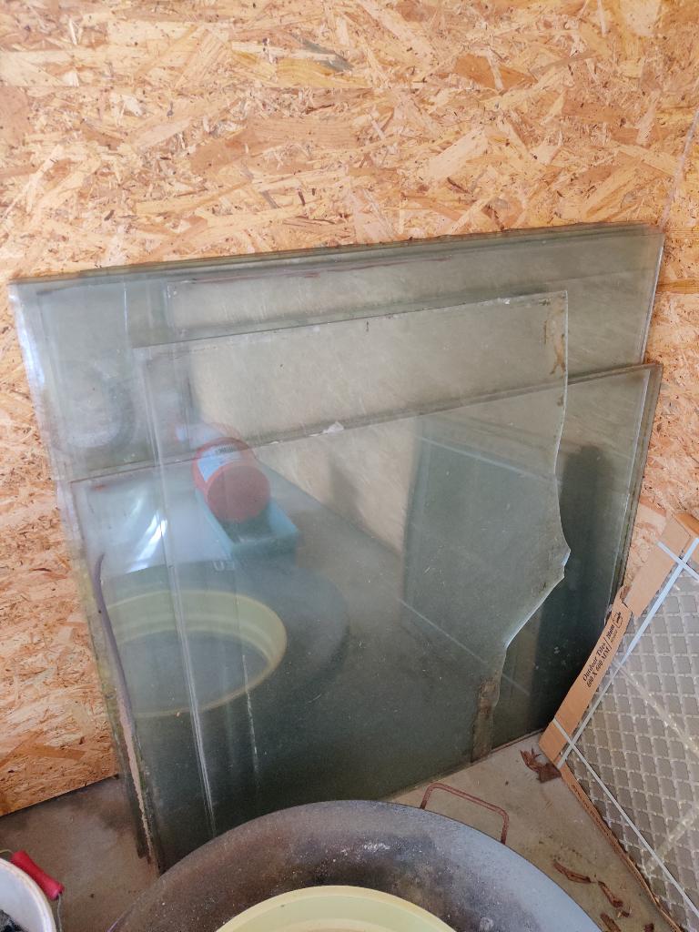Enkel glas, Doe-het-zelf en Bouw, Glas en Ramen, Ophalen, Gebruikt, 80 tot 120 cm, 80 tot 120 cm