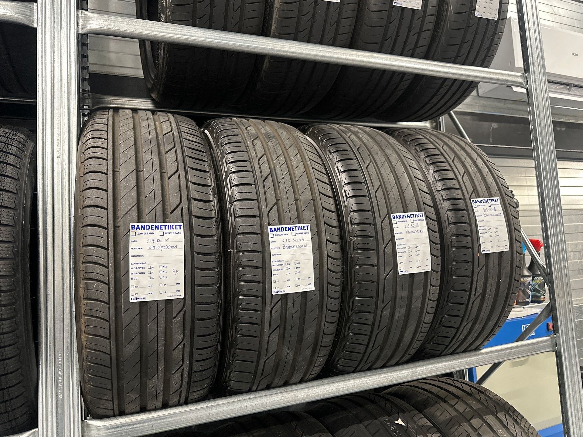 215-50-18 Bridgestone A merk Zomerbanden! ZGN Staat!, Pneus et Jantes, Véhicule de tourisme, Pneus été, -