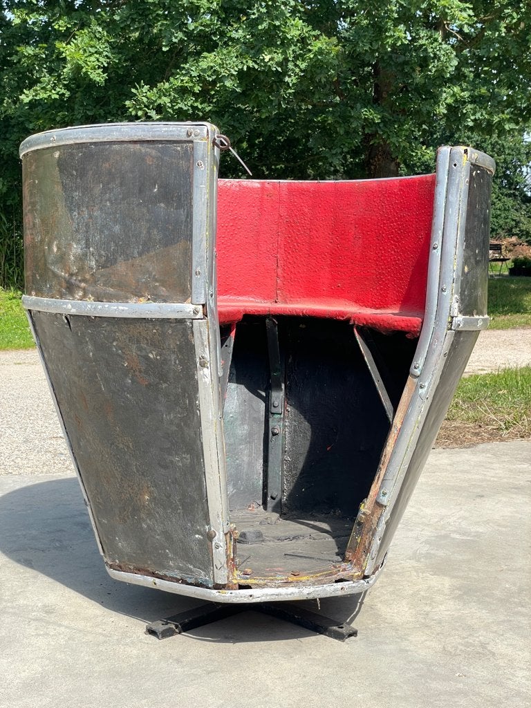 Vintage Kermis item / draait rond op voet, Antiek en Kunst, Curiosa en Brocante, Ophalen