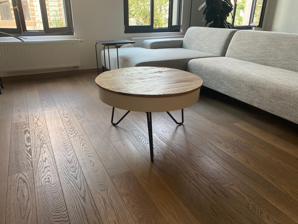 Prachtige salontafel met Mango hout, Huis en Inrichting, Ophalen, Zo goed als nieuw