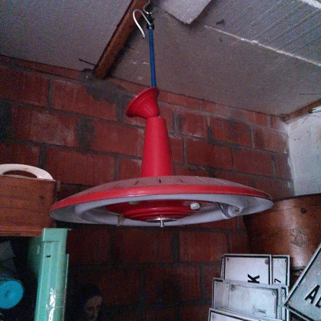 Luster uit de seventies . Rood - blauw ., Ophalen