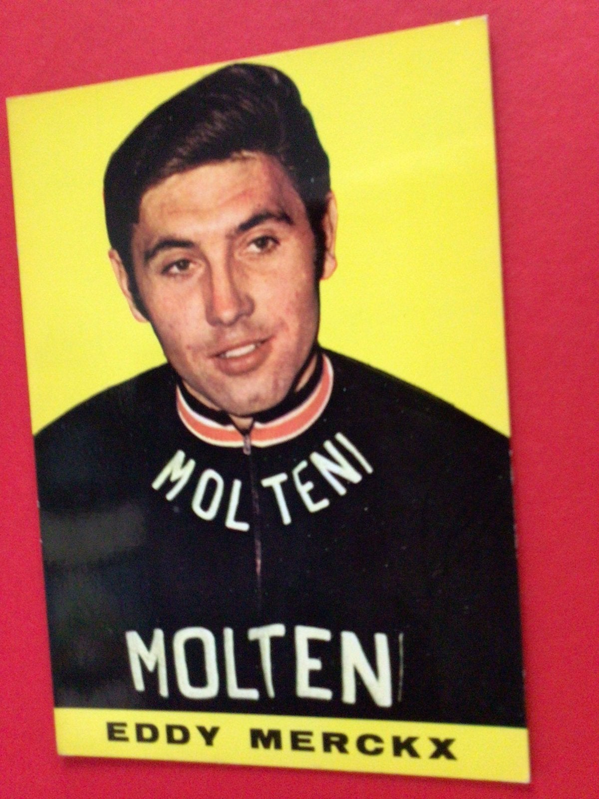 Wielerkaart team molteni eddy merckx, Verzenden, Zo goed als nieuw
