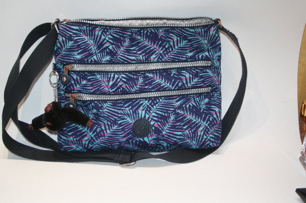Kipling K13335 sac Alvar porté épaule / crossover +singe TBE, Enlèvement ou Envoi, Comme neuf, Kipling
