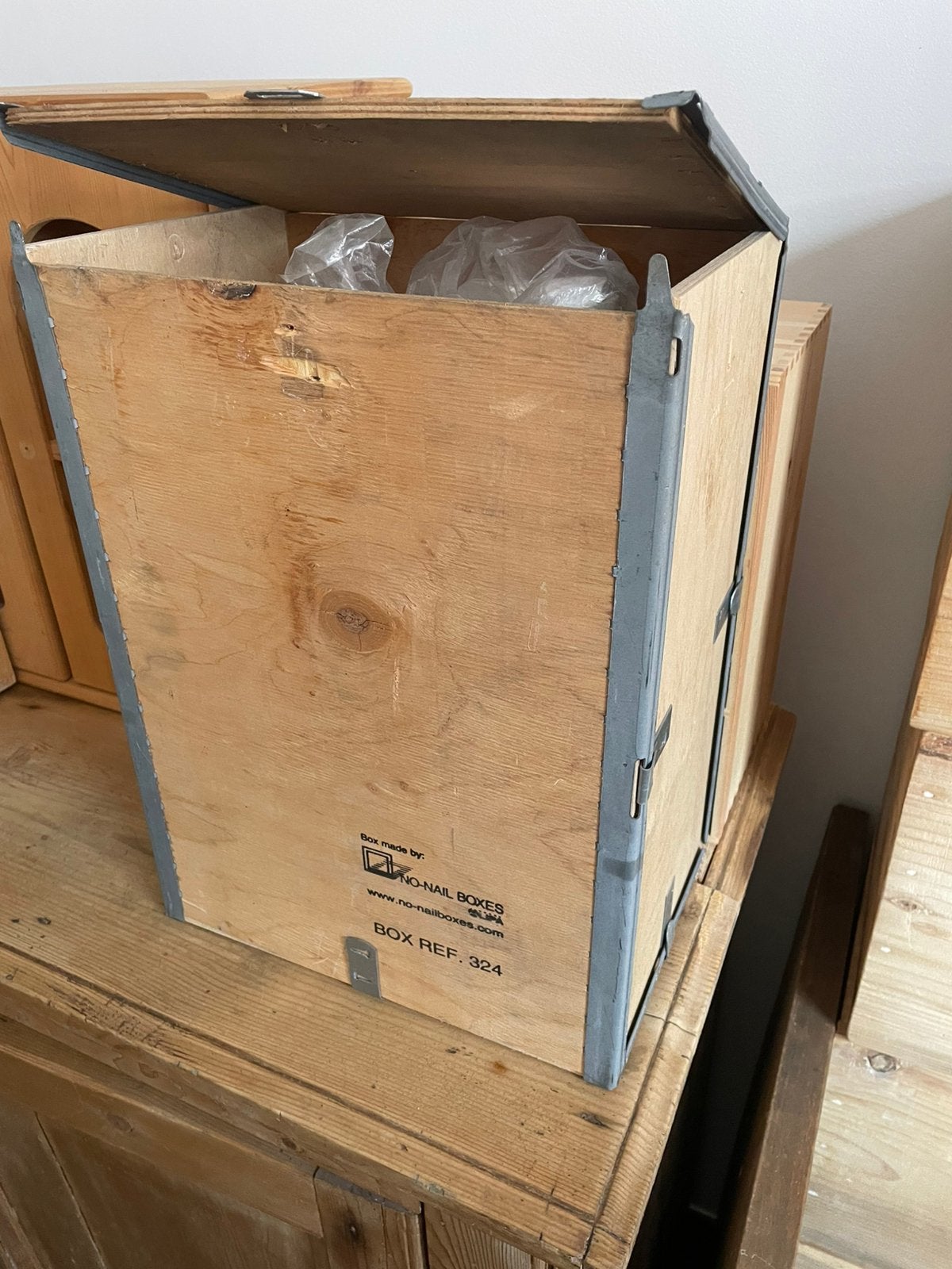 Houten boxen, Doe-het-zelf en Bouw, Kratten en Dozen, Ophalen, Opvouwbaar, Bak of Kist, Minder dan 50 cm