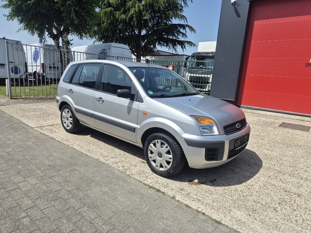 Ford Fusion 1.4i - Airco - Trekhaak + Keuring - Garantie, Auto's, Voorwielaandrijving, Stof, Zwart, Bedrijf