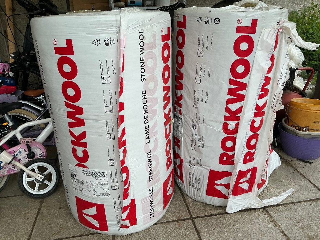 Rockwool flexi plus, Neuf, Isolation de toiture, 8 à 12 cm, 5 à 10 m²
