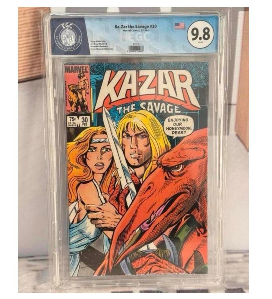 Grade 9.8 Ka-Zar the Savage #30 Marvel Comics 1984 comic, Eén comic, Amerika, Ophalen of Verzenden, Zo goed als nieuw