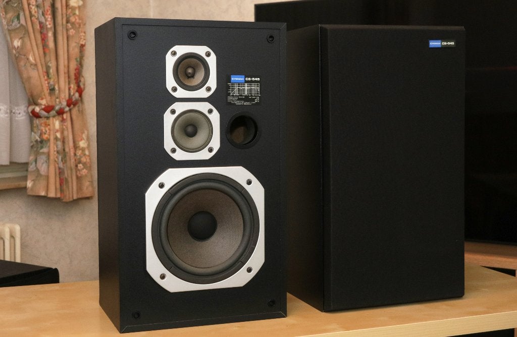 Haut-parleurs 3 voies 90 watts - Pioneer CS-545, Bass-reflex, 60 à 120 watts, Enlèvement, Enceintes stéréo