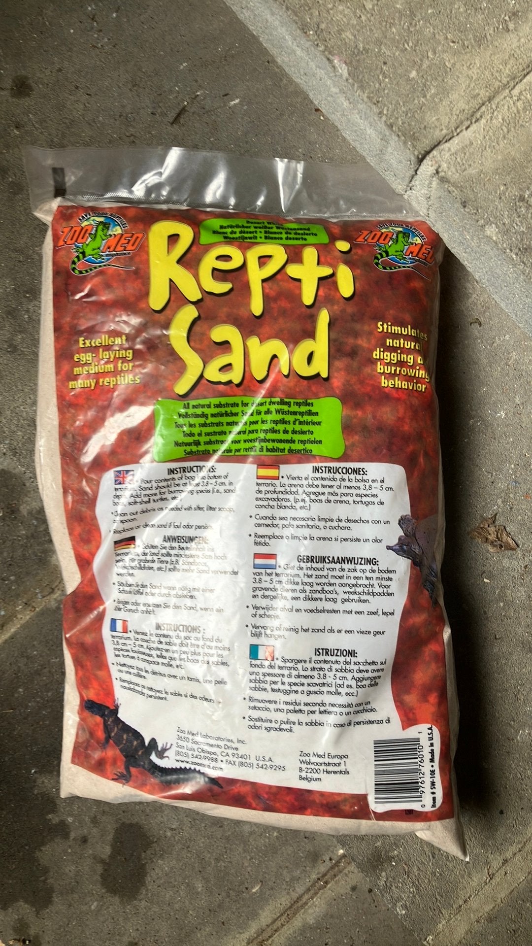 Repti sand, sable pour repriles, Enlèvement ou Envoi