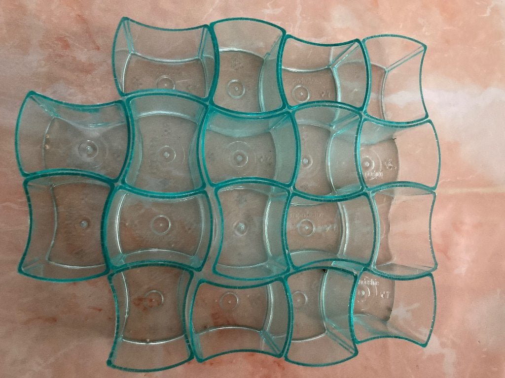 18 amuse- of dessertpotjes, Ophalen of Verzenden, Zo goed als nieuw, Kunststof, Overige typen