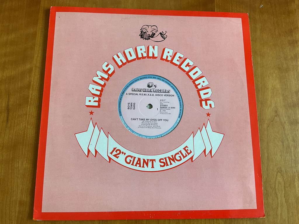 Boys Town Gang - Can’t Take My Eyes Off You. / 12 inch maxi., Cd's en Dvd's, Ophalen of Verzenden, Gebruikt, 12 inch