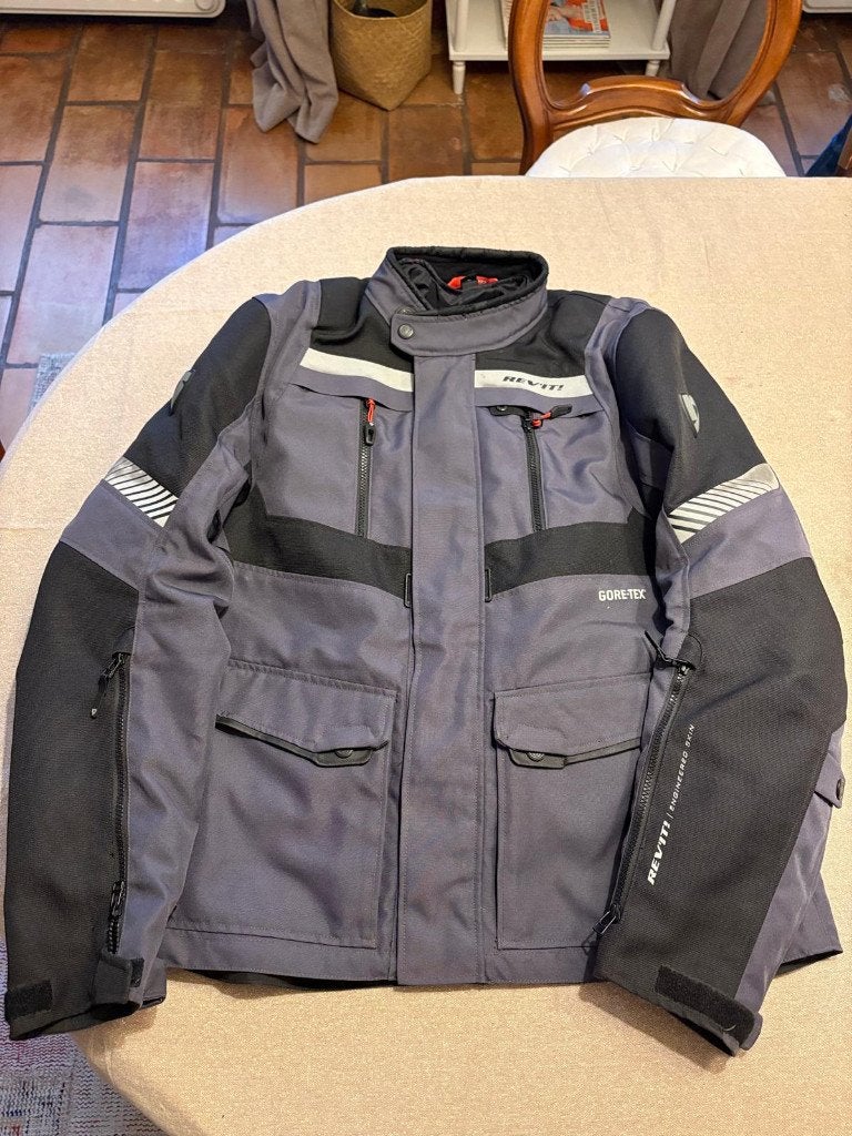 REV'IT! - Veste moto polyvalente - Gris moyen/Noir - XXL, REV'IT!, Enlèvement, Hommes, Manteau | tissu