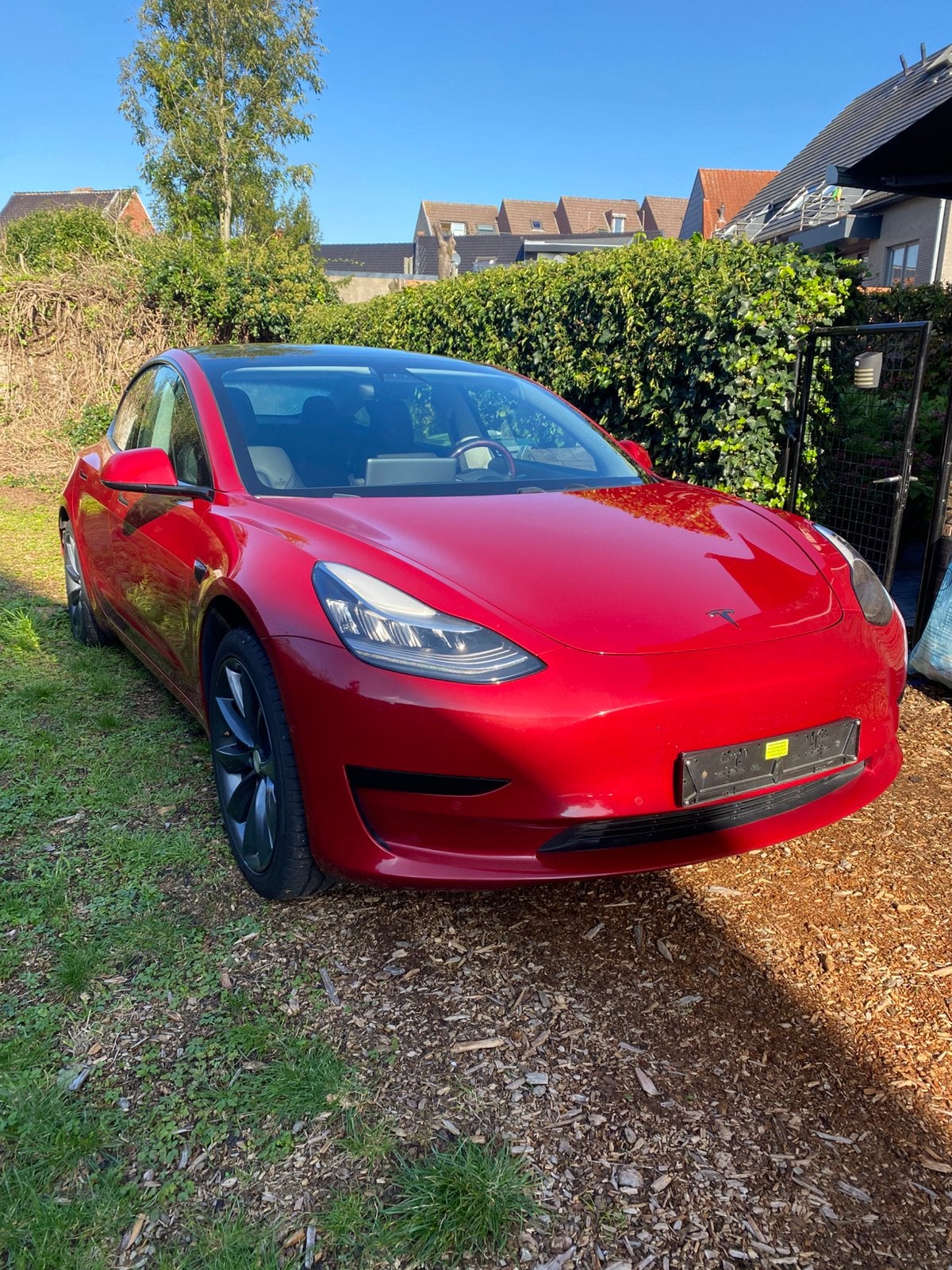 Tesla 3 SR slechts 153d/km mod.2020, Auto's, Automaat, Dealer onderhouden, Leder, Elektrisch