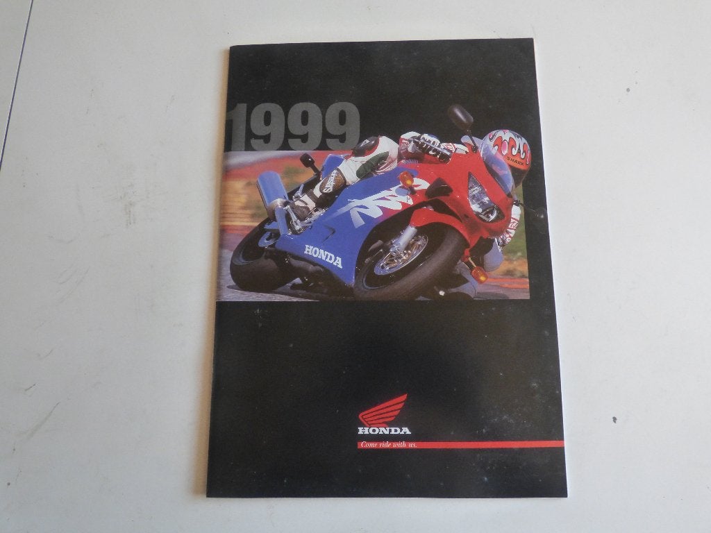 HONDA BROCHURE MODELLEN 1999, Motoren, Handleidingen en Instructieboekjes, Ophalen of Verzenden, Honda