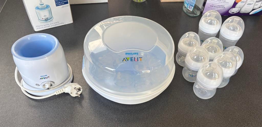 Flessenwarmer, flessen sterilisator en flessen Avent, Kinderen en Baby's, Ophalen, Sterilisator