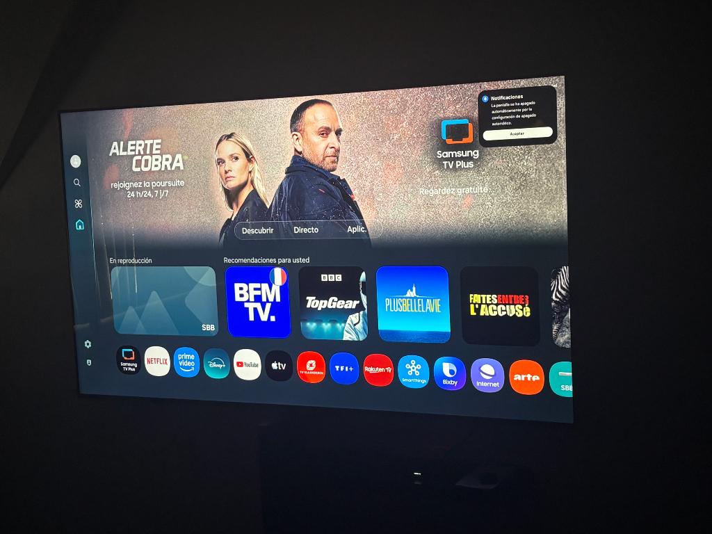 Tv 75 inch, Ophalen