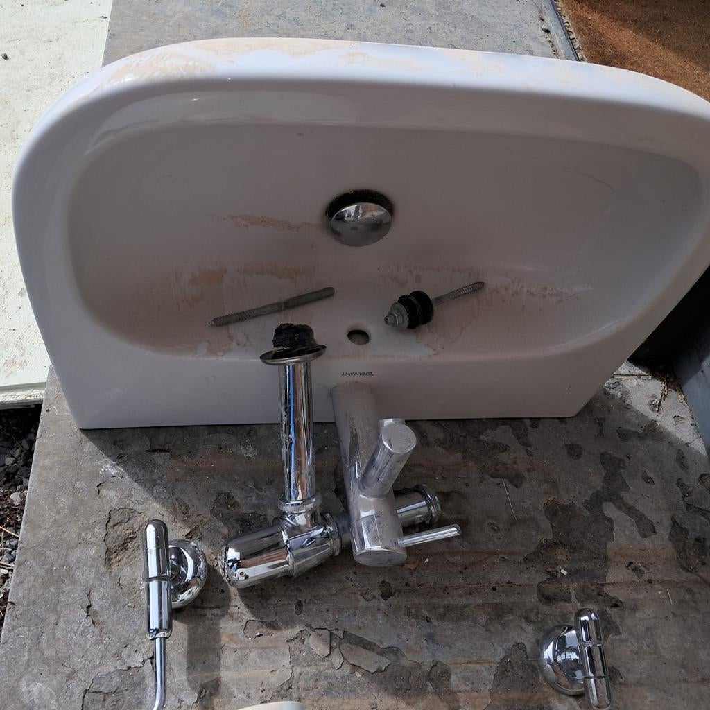 lavabo de salle de bain, Bricolage & Construction, Sanitaire, Enlèvement, Robinet