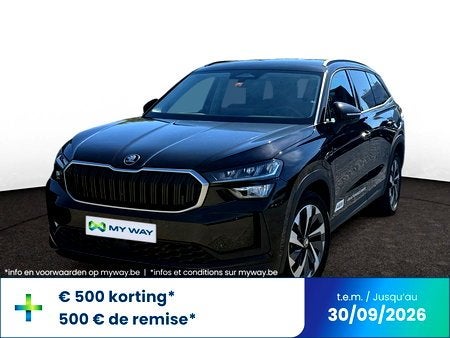 Skoda Kodiaq CORPORATE iV 1,5 TSIe HYBRID 204 PK DSG-6 AUTOM, Auto's, Automaat, Zwart, Hybride Elektrisch/Benzine, Kodiaq