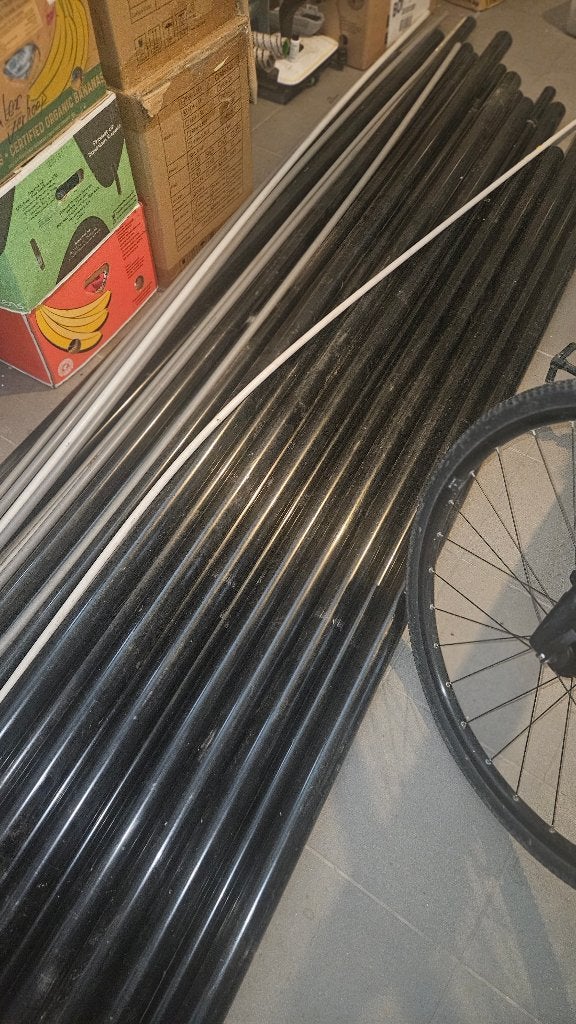 palen voor hekwerk zwart, Tuin en Terras, Ophalen, Nieuw
