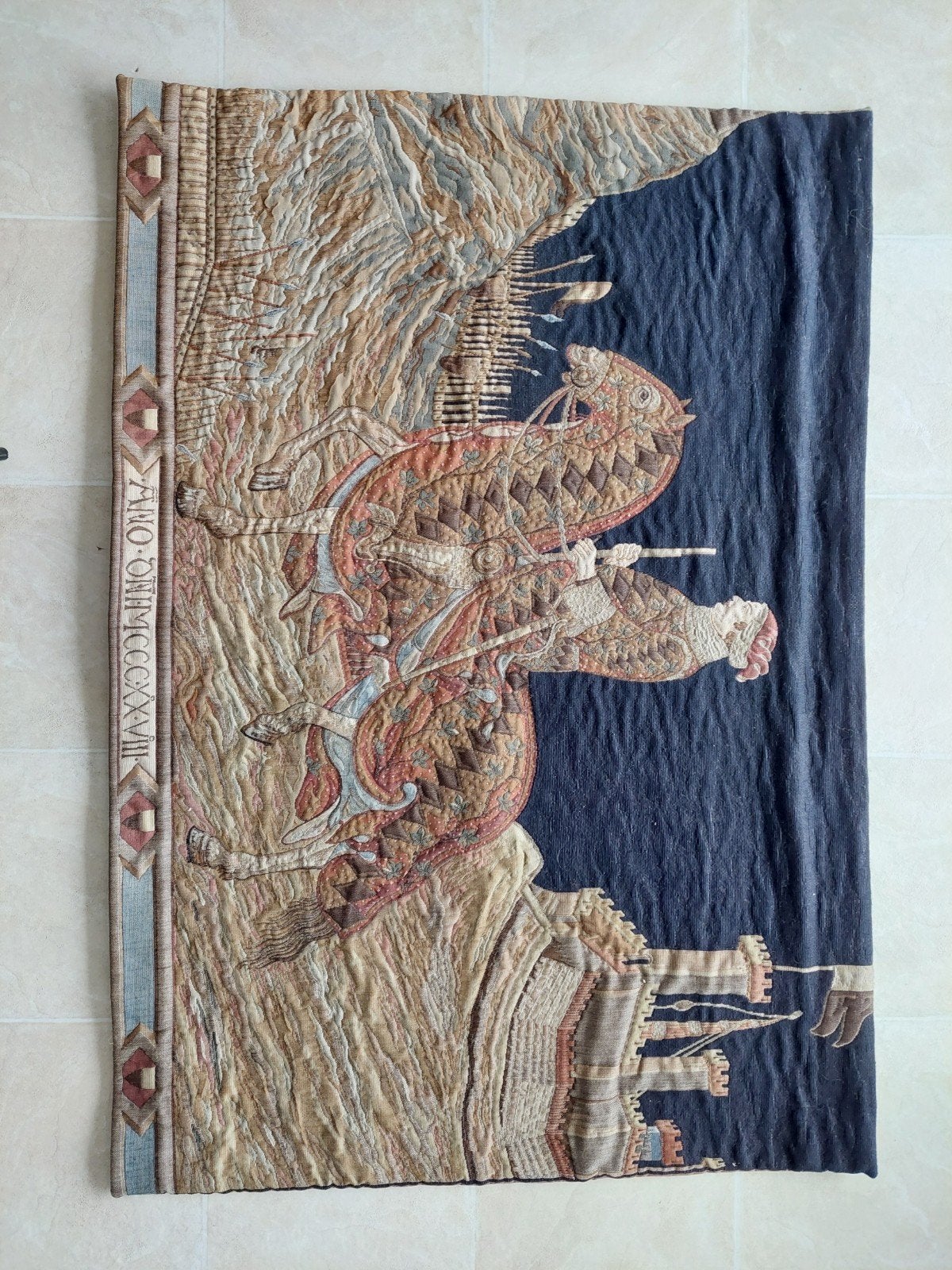 tapisserie murale, Enlèvement