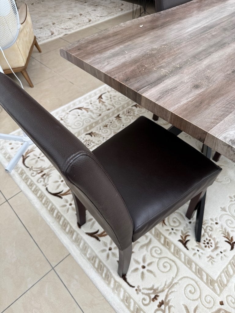 Tafel en stoelen, Huis en Inrichting, Tafels | Eettafels, Ophalen, Gebruikt