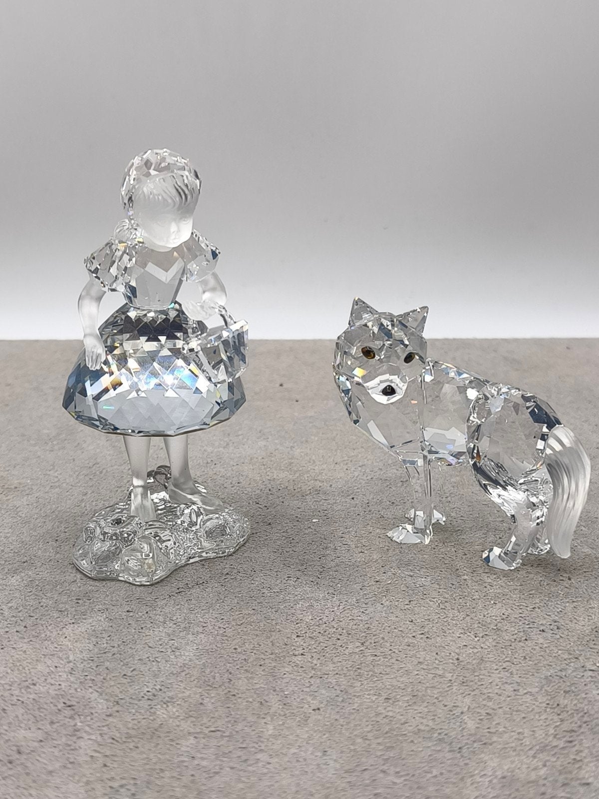 Swarovski Roodkapje met wolf., Ophalen of Verzenden
