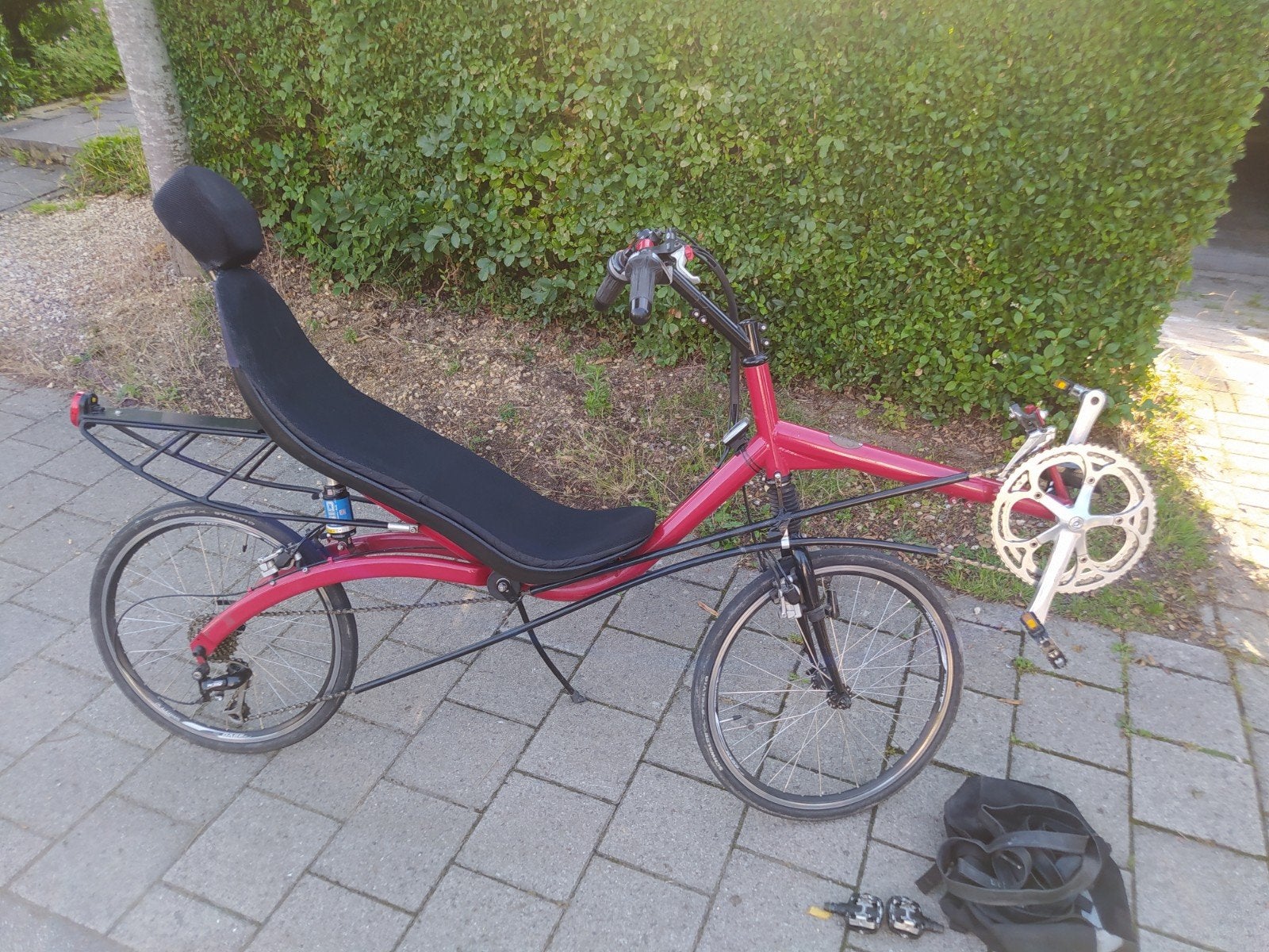 M5 ligfiets, Ophalen