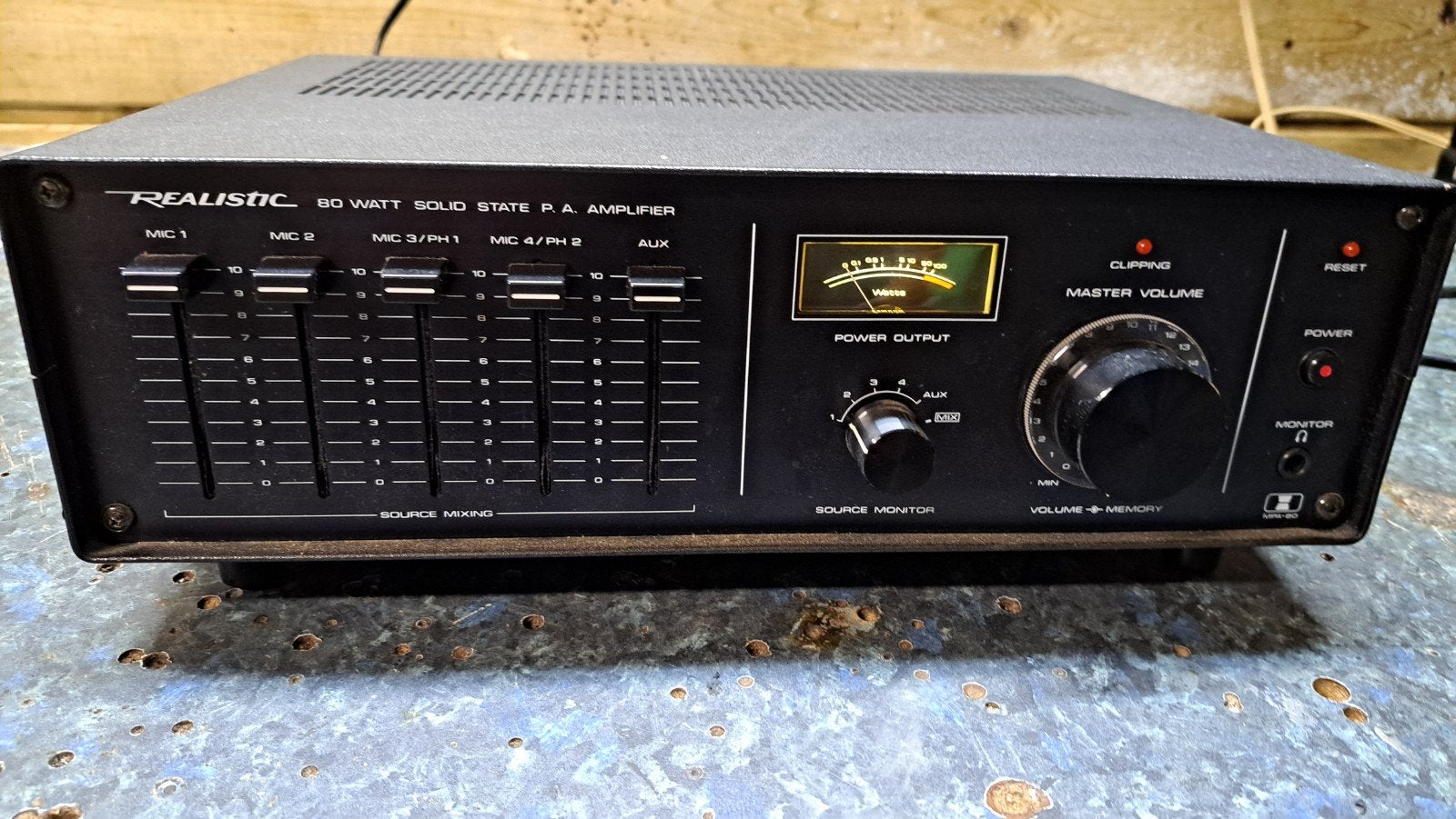 realistic mpa 80 PA versterker nieuw nooit gebruikt, Musique & Instruments, Enlèvement