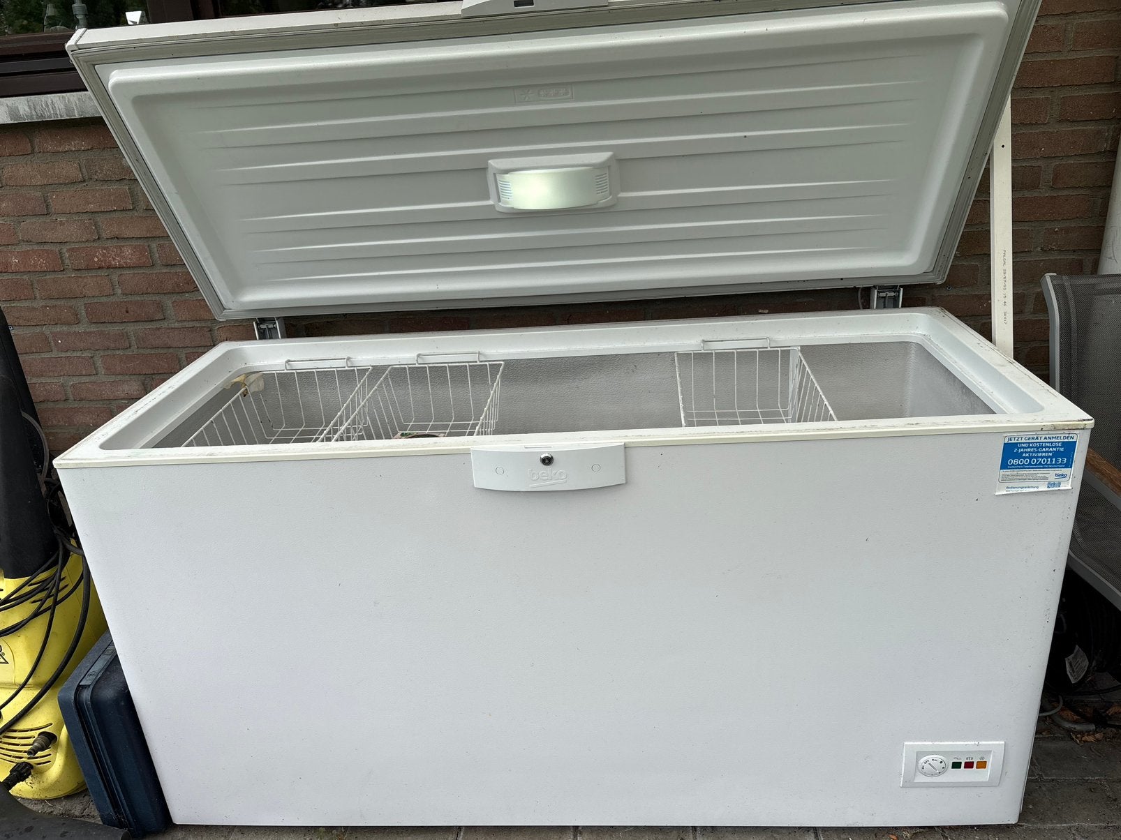 Congélateur Whirlpool 432 litres, Electroménager, Congélateurs, Comme neuf, Enlèvement