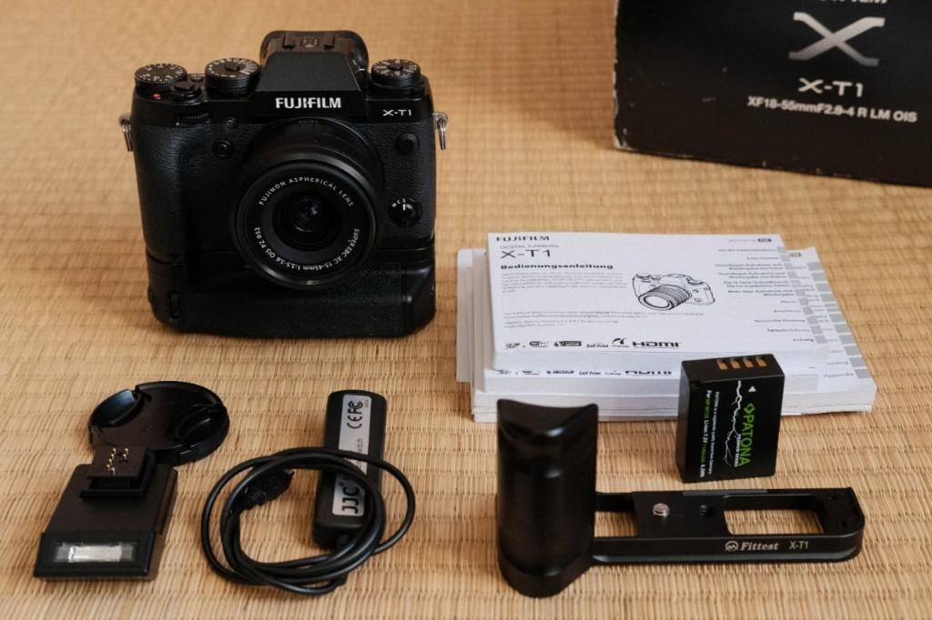 Fujifilm Fuji X-T1 zwarte camera met 16,3 megapixels, Ophalen of Verzenden, Gebruikt, Fuji