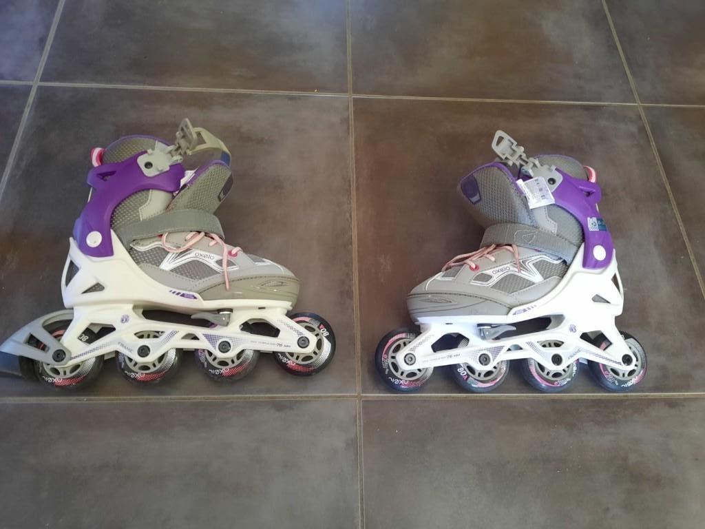 Patins à roulettes 35-38, Autres marques, Rollers 4 roues en ligne, Femmes, Comme neuf