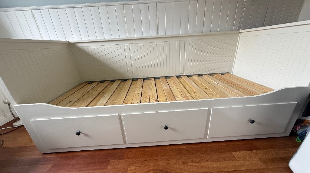 Lit ikea Hemnes, Maison & Meubles, Autres dimensions, Enlèvement, Utilisé, Bois
