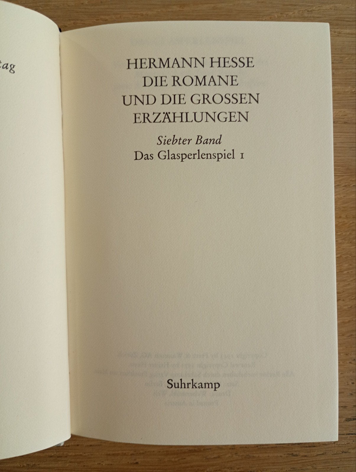 Hermann Hesse Das Glasperlenspiel 1 - Jubiläumausgabe, Boeken, Ophalen of Verzenden, Zo goed als nieuw, Metafysica of Natuurfilosofie