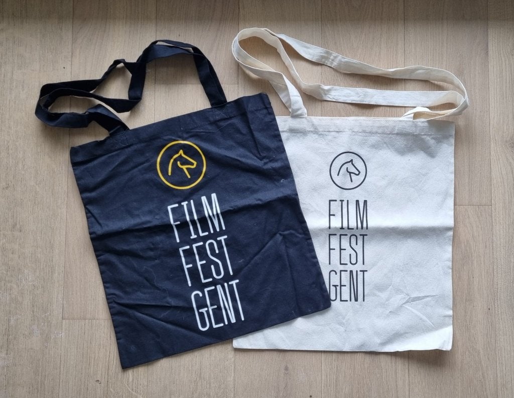 2x Sac fourre-tout Film Fest Ghent + World Soundtrack Awards, Bijoux, Sacs & Beauté, Enlèvement ou Envoi, Neuf, Blanc, Autres marques