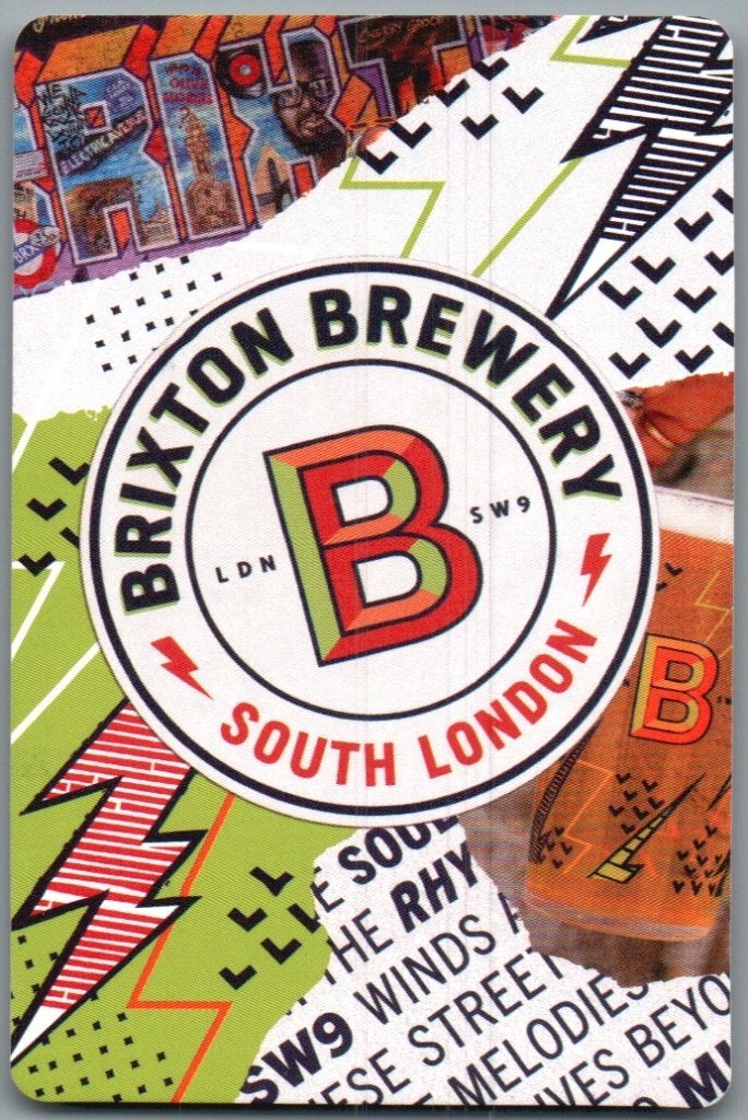 speelkaart - LK16320 - Brixton brew., Verzamelen, Ophalen of Verzenden, Zo goed als nieuw, Speelkaart(en)