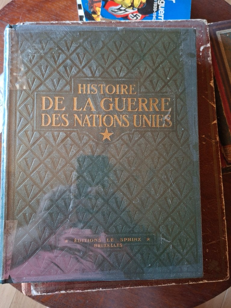 Histoire de la guerre des nations unies, Livres, Enlèvement, Deuxième Guerre mondiale, Comme neuf, Général