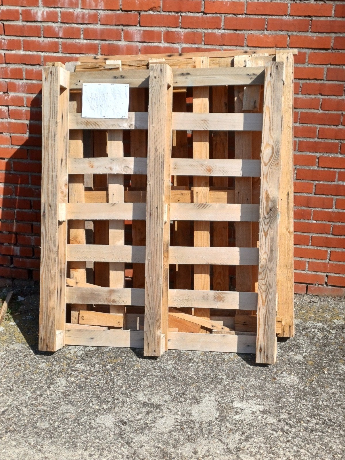 gratis pallets, Ophalen