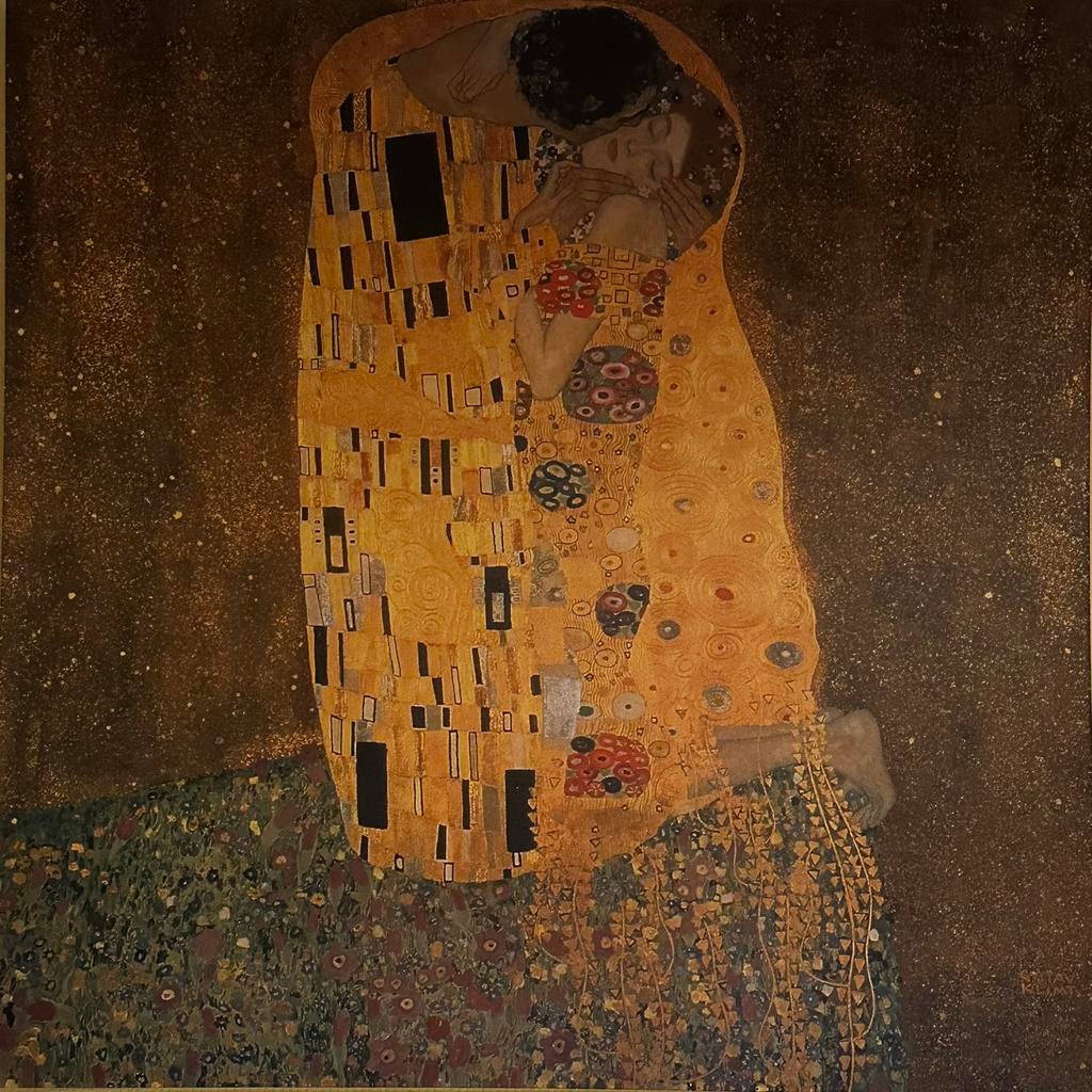 Tableau de Klimt (reproduction). En parfait etat., Enlèvement
