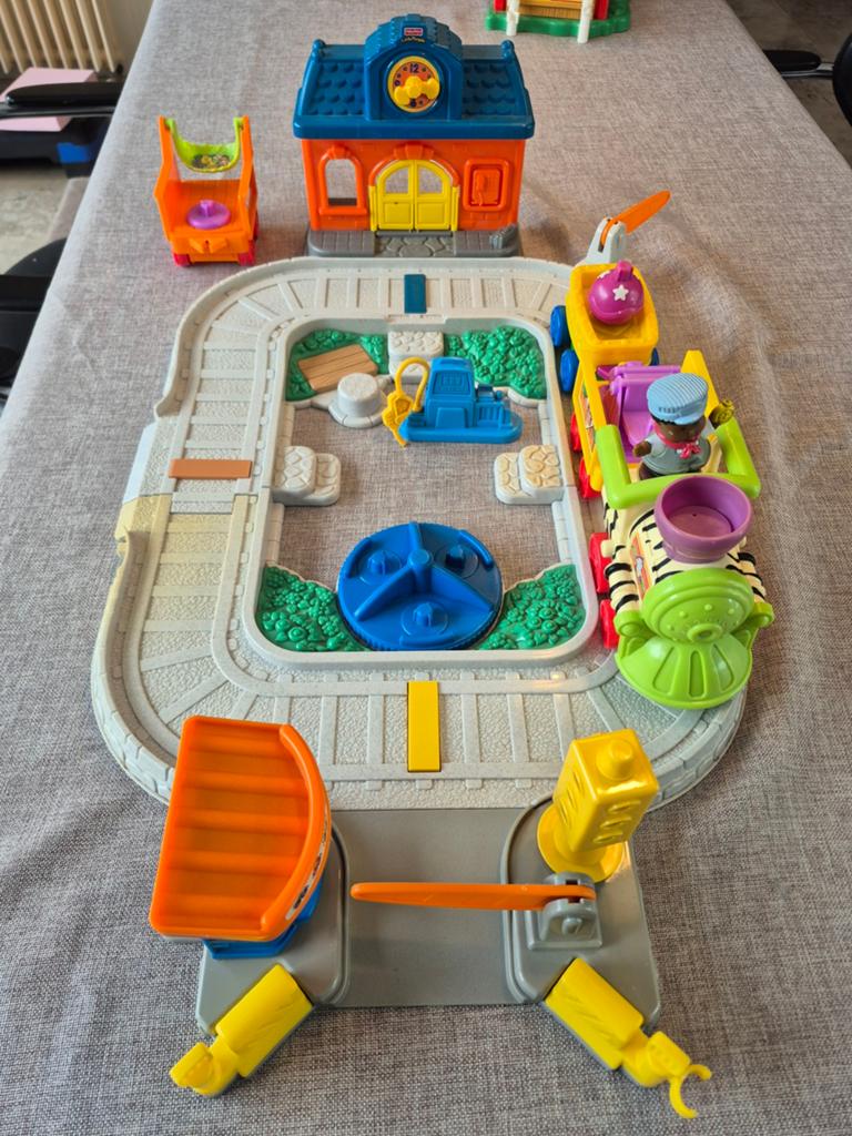 little people fisher price trein, Kinderen en Baby's, Speelgoed | Fisher-Price, Ophalen of Verzenden, Gebruikt, Speelset