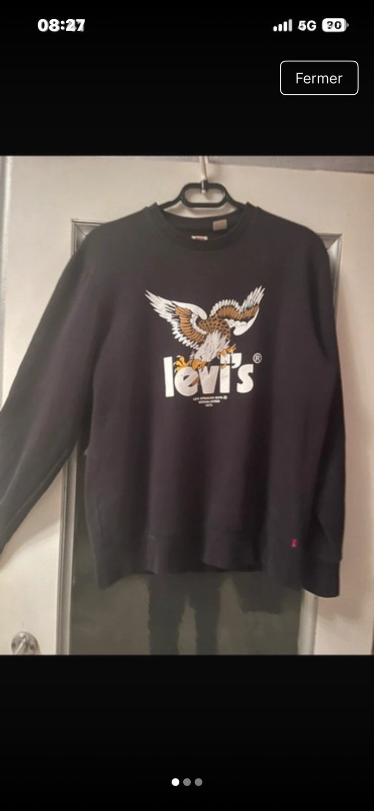 Levi’s sweat-shirt à col rond homme  avec un motif d'aigle, Kleding | Heren, Truien en Vesten, Ophalen of Verzenden, Zo goed als nieuw