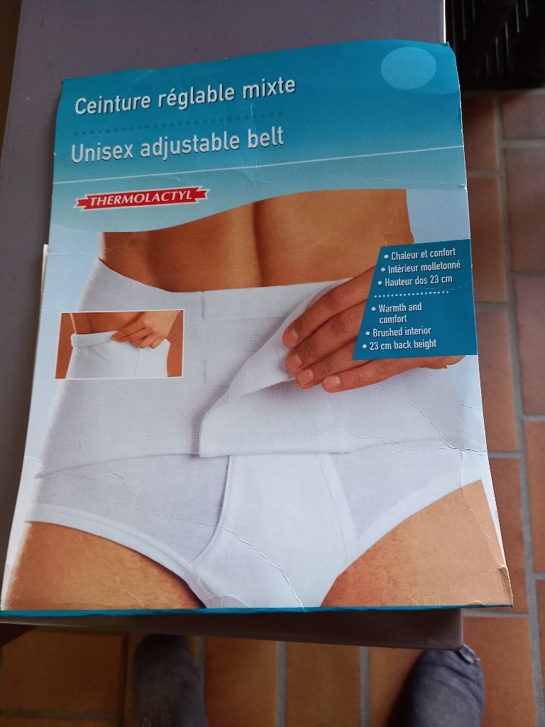 Ceinture thermolactyle, Enlèvement ou Envoi, Neuf, Blanc, Ceinture