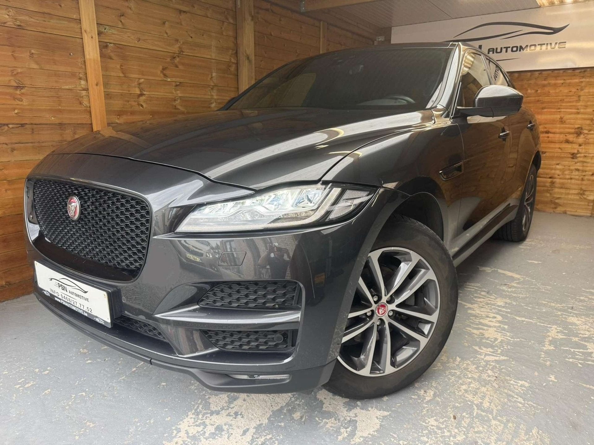 Jaguar F-Pace 1e Eig. * Panodak * Leder * Navi * Garantie Ja, Auto's, Automaat, Dealer onderhouden, 4 cilinders, Bedrijf