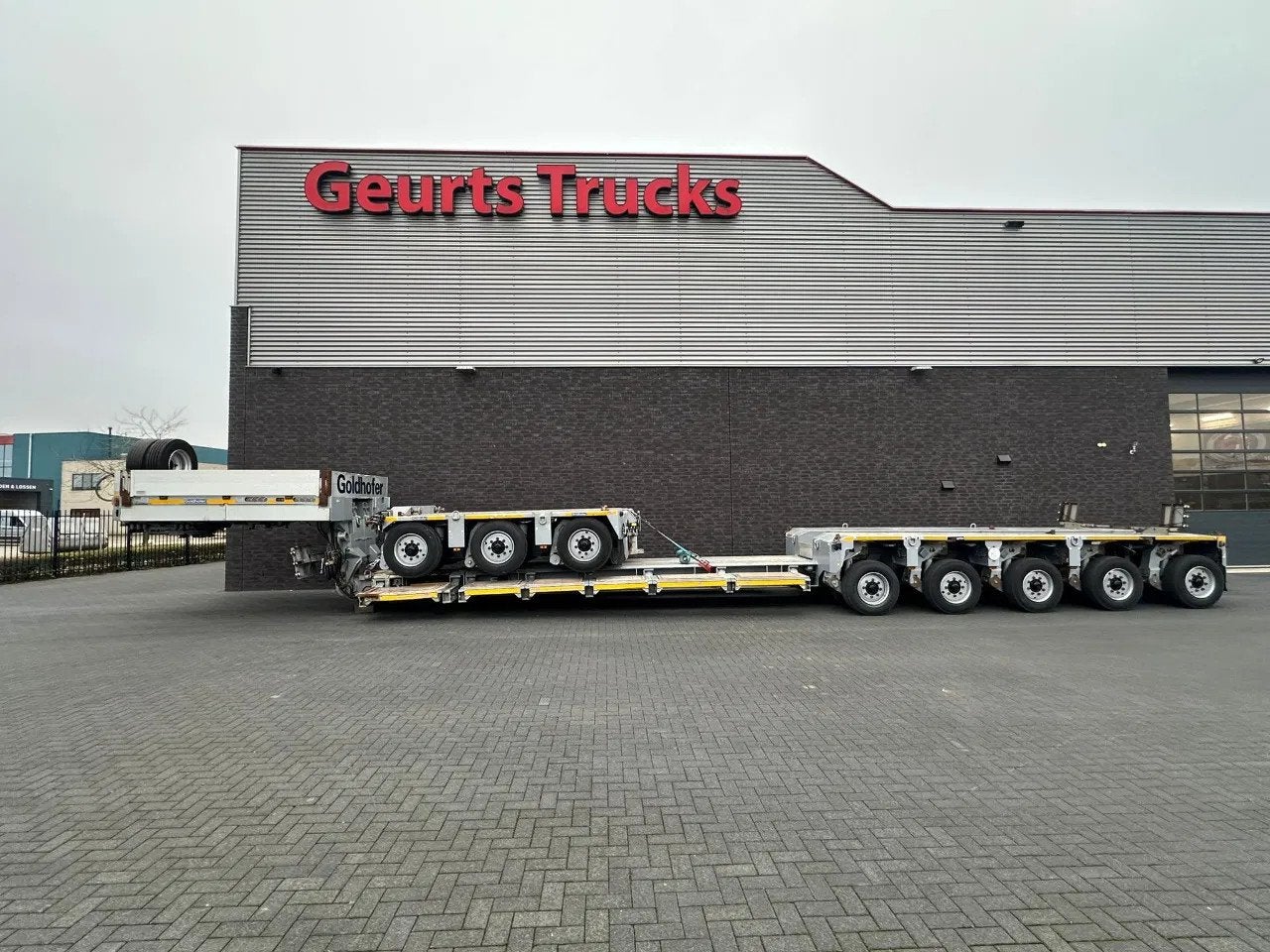 Goldhofer STHP/XLE 8 (3+5) LOWLOADER (bj 2011), Auto's, Overige brandstoffen, Aanhangers en Opleggers, Te koop, BTW verrekenbaar