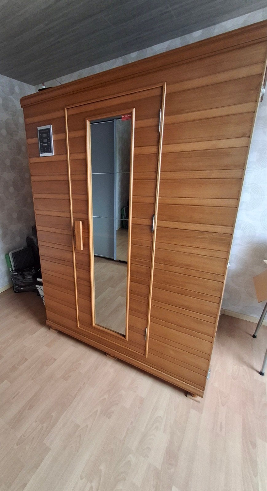 infraroodcabine te koop, Sport en Fitness, Ophalen, Zo goed als nieuw, Infrarood, Complete sauna
