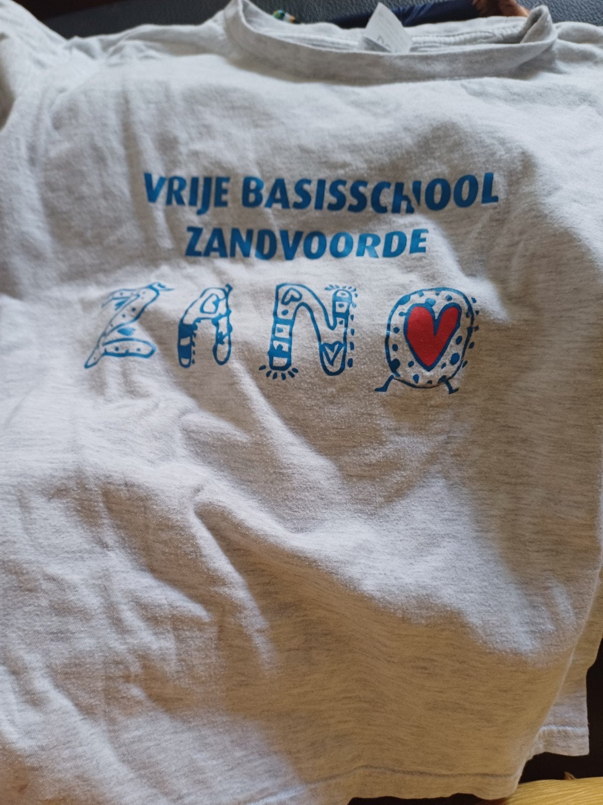 T-shirt uniforme classe de gymnastique ZANO Taille 134/146 (, Enlèvement ou Envoi, Fille, Chemise ou À manches longues